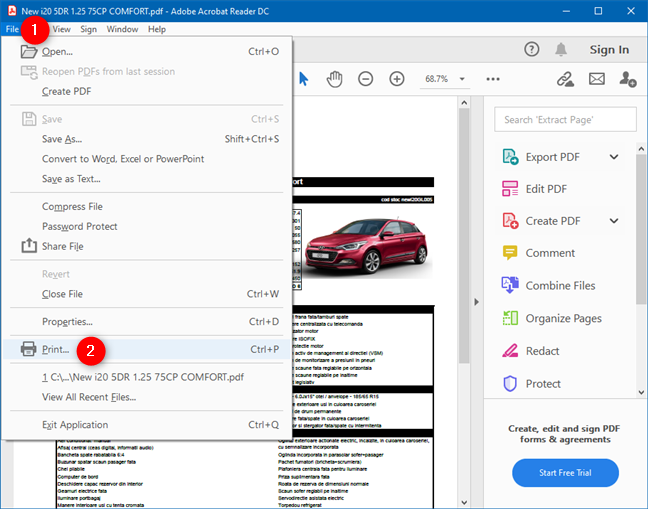 как распечатать документ с компьютера через принтер виндовс 7 win print 1