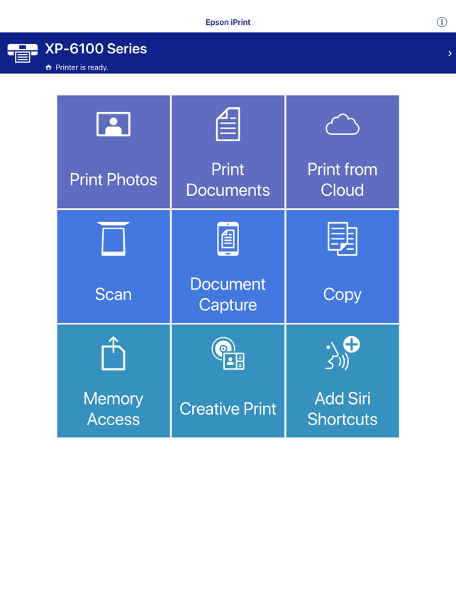 ‎Epson iPrint Screenshot