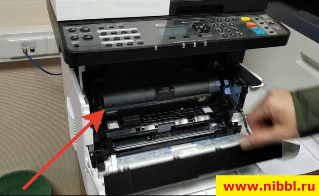 черные полосы на распечатке