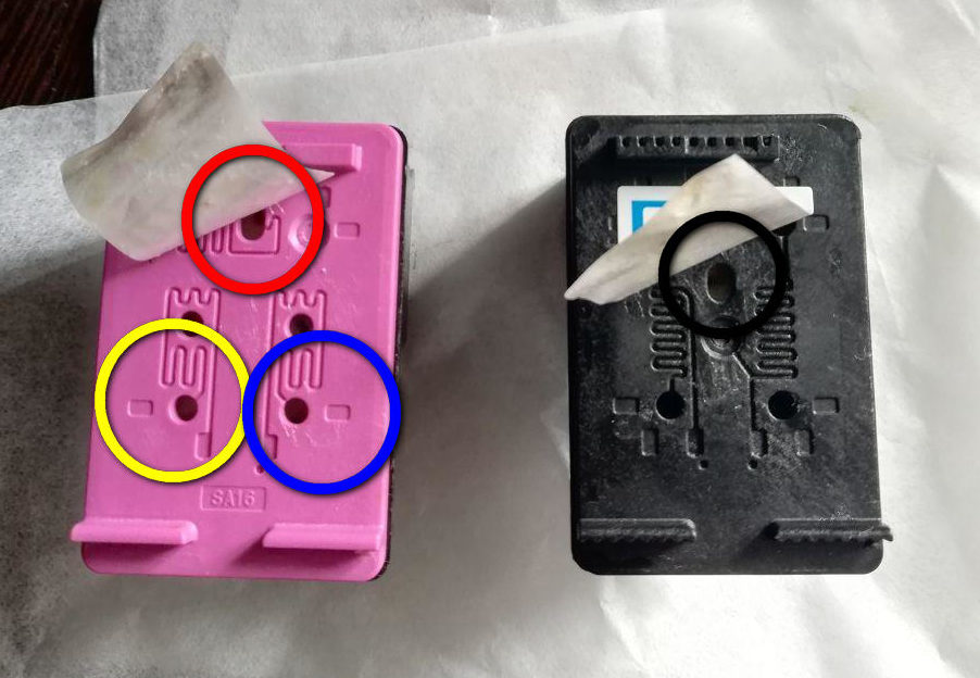 Инструкция по заправке картриджей 121 и 122 для принтеров HP