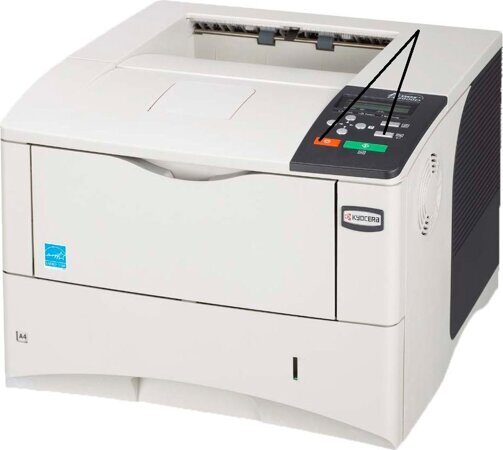 Сброс счетчика страниц Kyocera FS-2000D