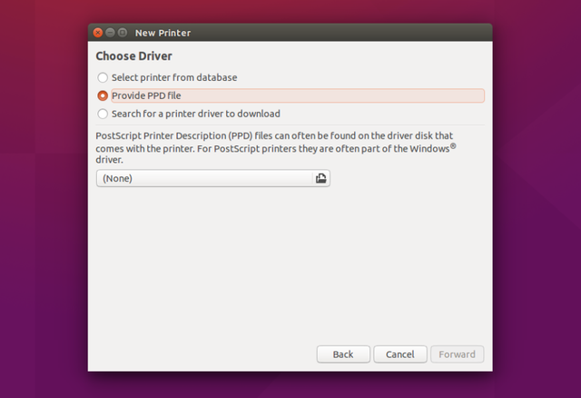 LinuxPrintUSBNetwork-Ubuntu-Provide-PPD