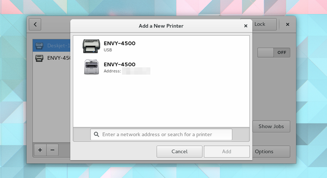 LinuxPrintUSBNetwork-GNOME-Printers-Добавить