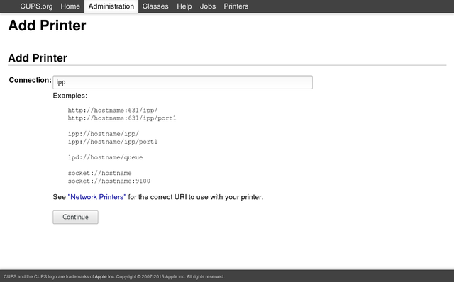 LinuxPrintUSBNetwork-CUPS-IPP