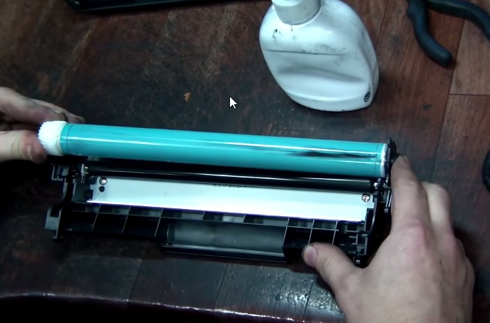 Установка барабана