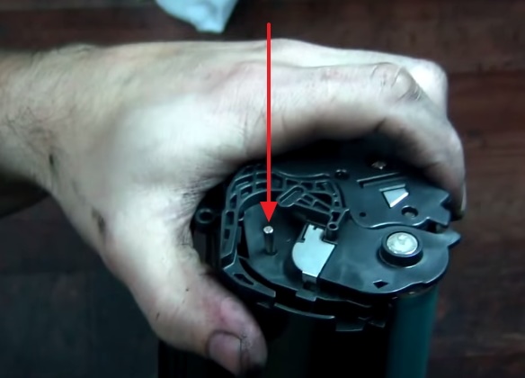 Установка штифта