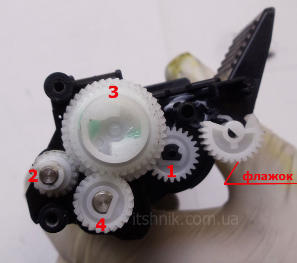 Установка шестерен