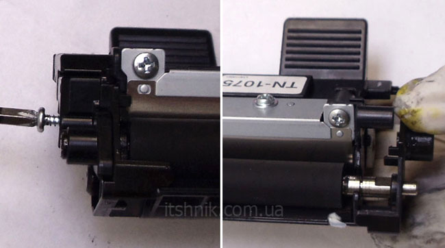 Установка втулок вала