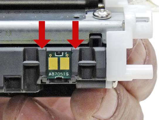 Чип на картридже