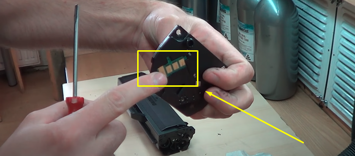 замена чипа МЛТ-Д104с