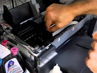 Инструкции по заправке и установке перезаправляемых картриджей Epson