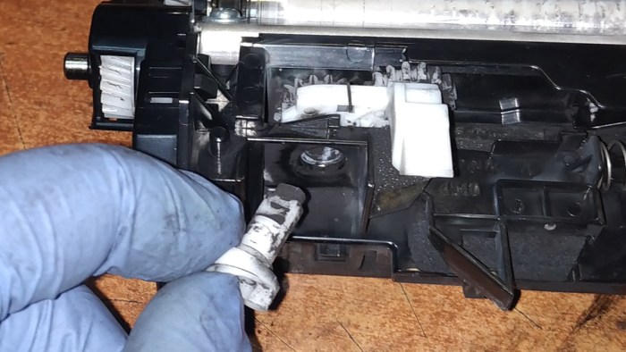 Разборка блока разработки Kyocera FS-1040