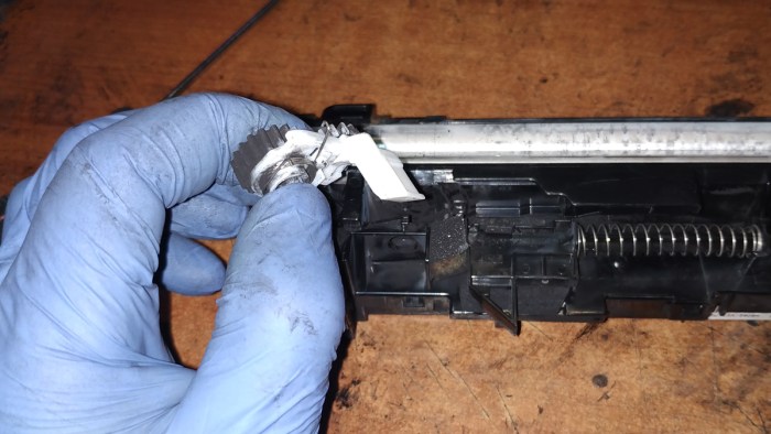 Механизм смешивания тонера на Kyocera FS-1040