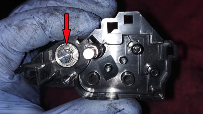 Подшипник установлен в проявочной установке Kyocera FS-1040