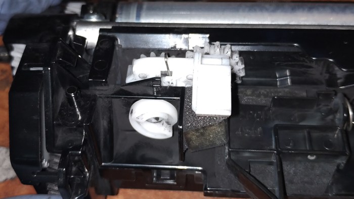 Установка механизма смешивания тонера на принтер Kyocera FS-1040