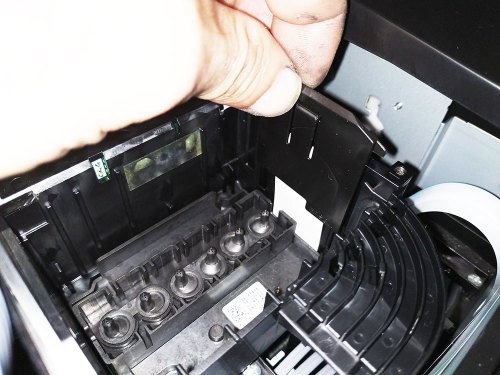 Снятие печатающей головки и дальнейшая промывка