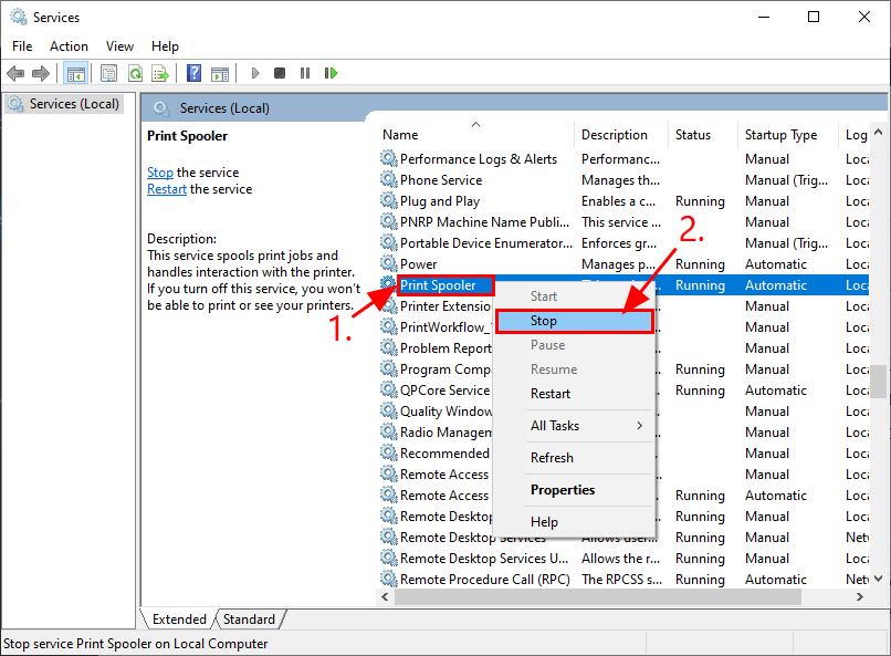 Принтер столкнулся с непредвиденной проблемой конфигурации
