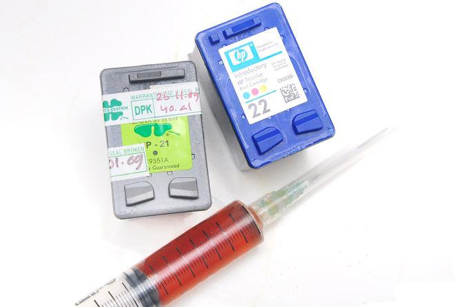 принтер не видит цветной картридж 