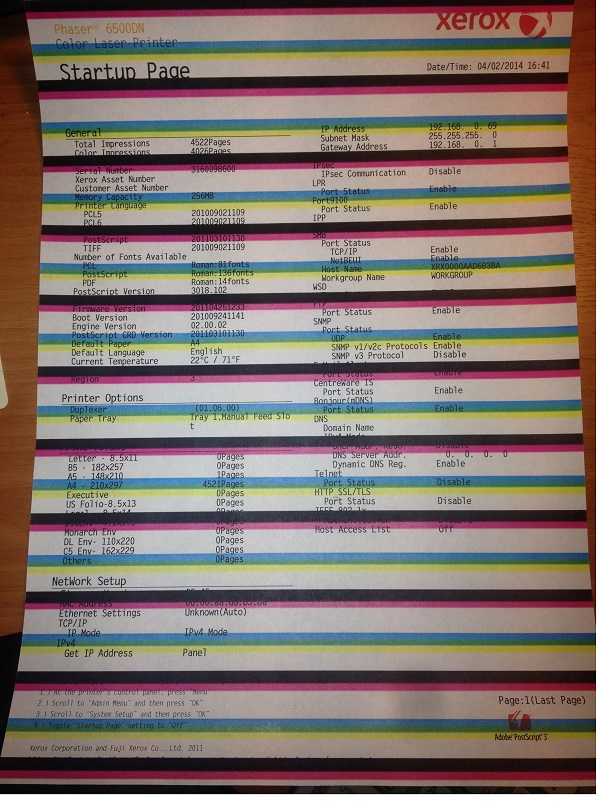 при печати на лазерном принтере