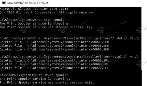 Как очистить очередь печати принтера на Windows 10