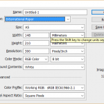 Создание изображения размера А4 в фотошопе