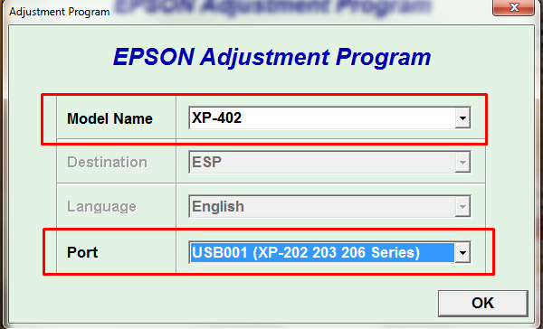 Выбор принтера