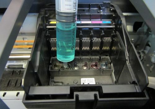 Чистка картриджей