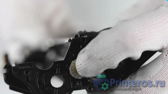 Установка шестерни