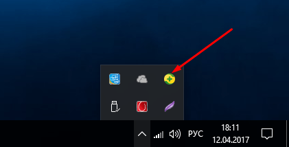 Меню компьютера