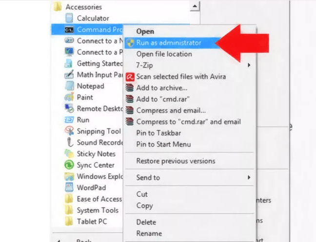 Открываем командную строку