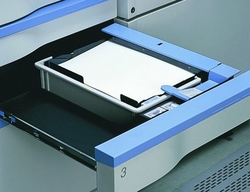 Бумага в лотке принтера