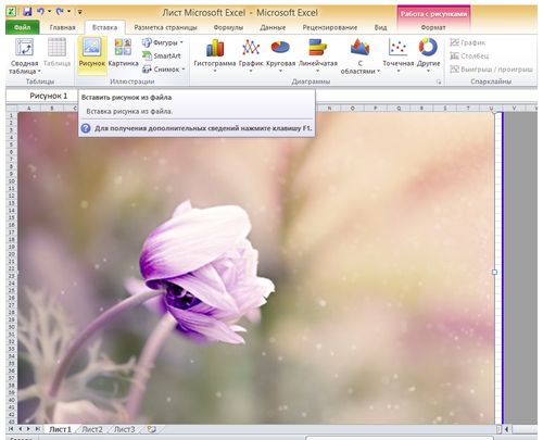 Печать плаката на листах в программе Microsoft Excel
