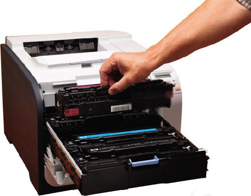 Процесс извлечения картриджа