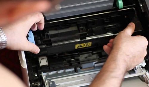 Извлечение картриджа