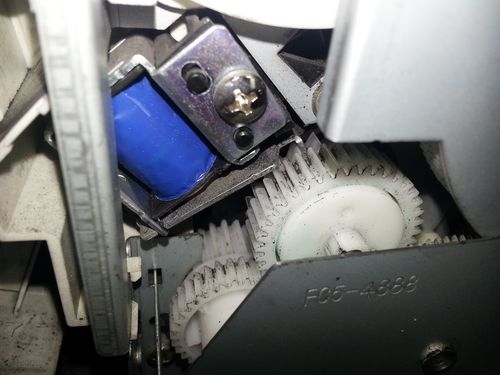 Внутренние детали принтера