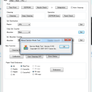 Service tool 5103 сброс памперса принтеров Canon