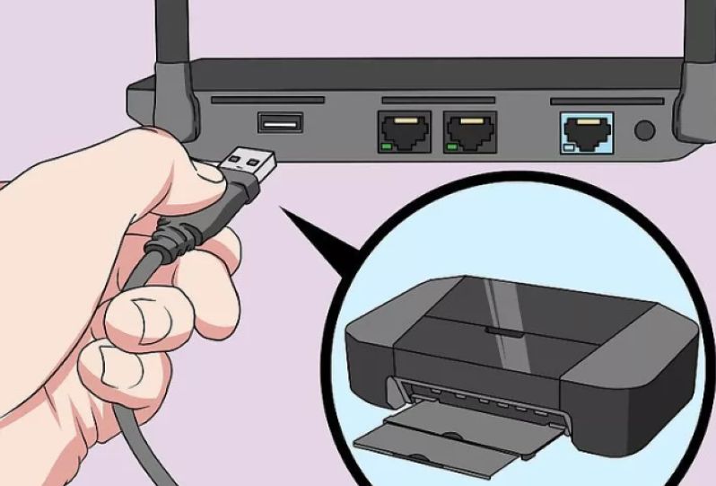 Как подключить принтер через WiFi роутер, через USB и по сети