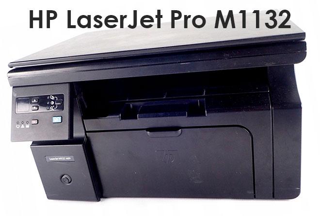 как установить принтер laserjet m1132 mfp на компьютер без установочного диска hp m1132