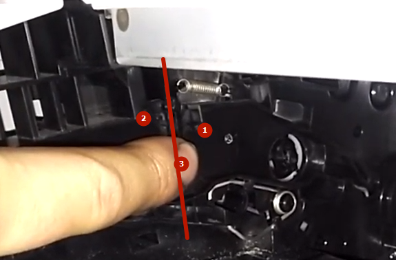 вращение флажка сброса