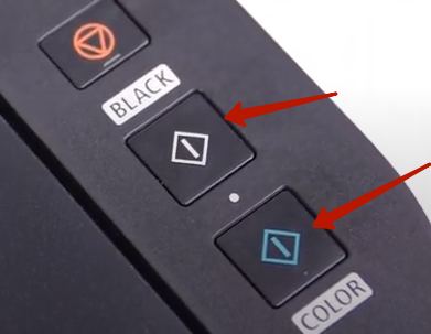 нажать кнопку печати