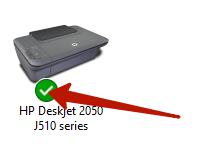 принтер установлен по умолчанию