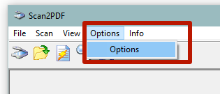 настройки scan2pdf