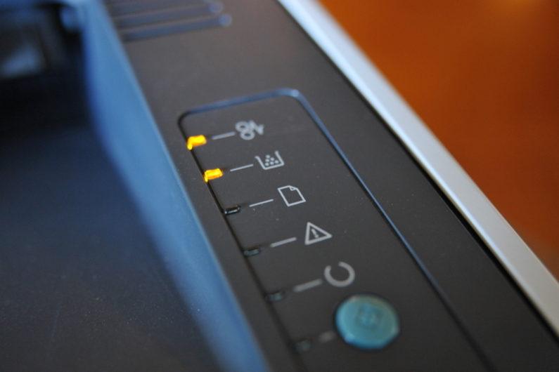 Индикаторы на сканере или МФУ