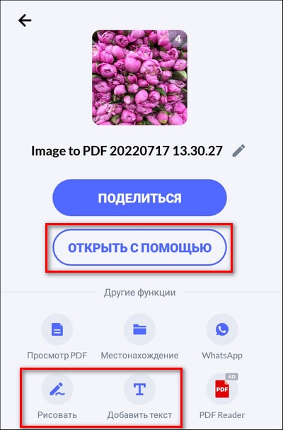 запуск сконвертированного pdf файла