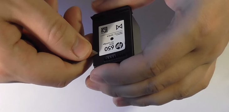 Как заправить картридж HP 650 цветной и черный в домашних условиях