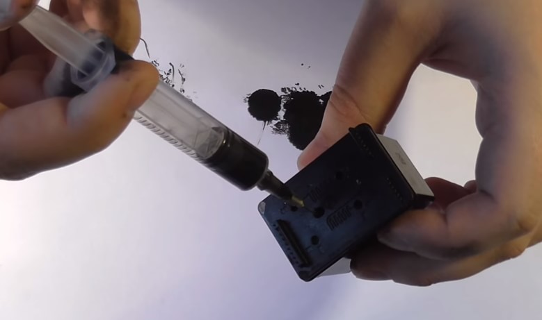 Как заправить картридж HP 650 цветной и черный в домашних условиях