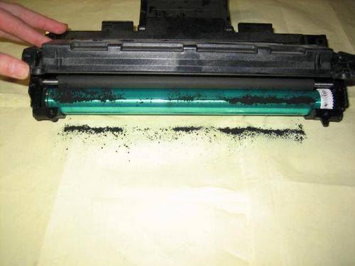 Как почистить фотобарабан картриджа