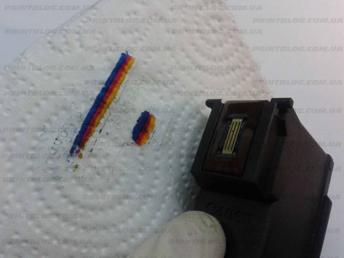 Прокачка чернил без компьютера