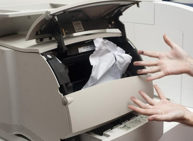 Не снимается галочка работать автономно принтер