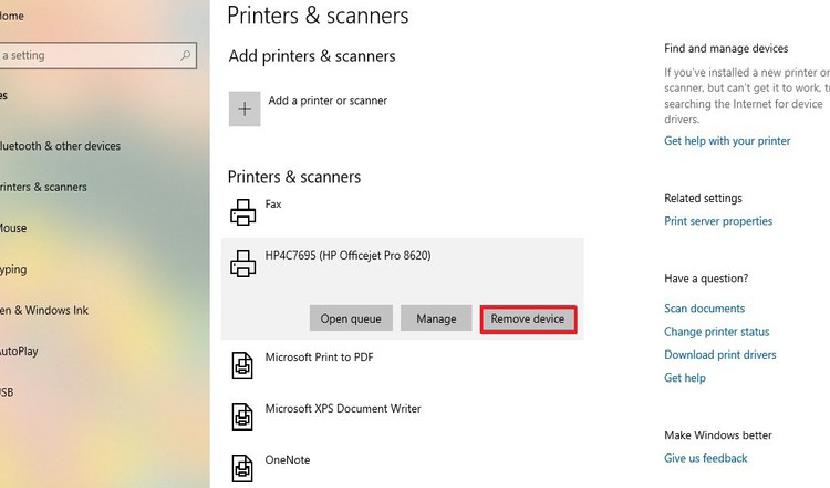 Как удалить принтер и драйвер из Windows 7-10